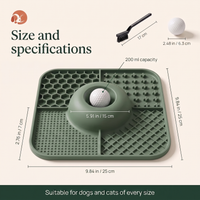 PupHollow — 2-in-1 Lick Mat + Slow Feeder