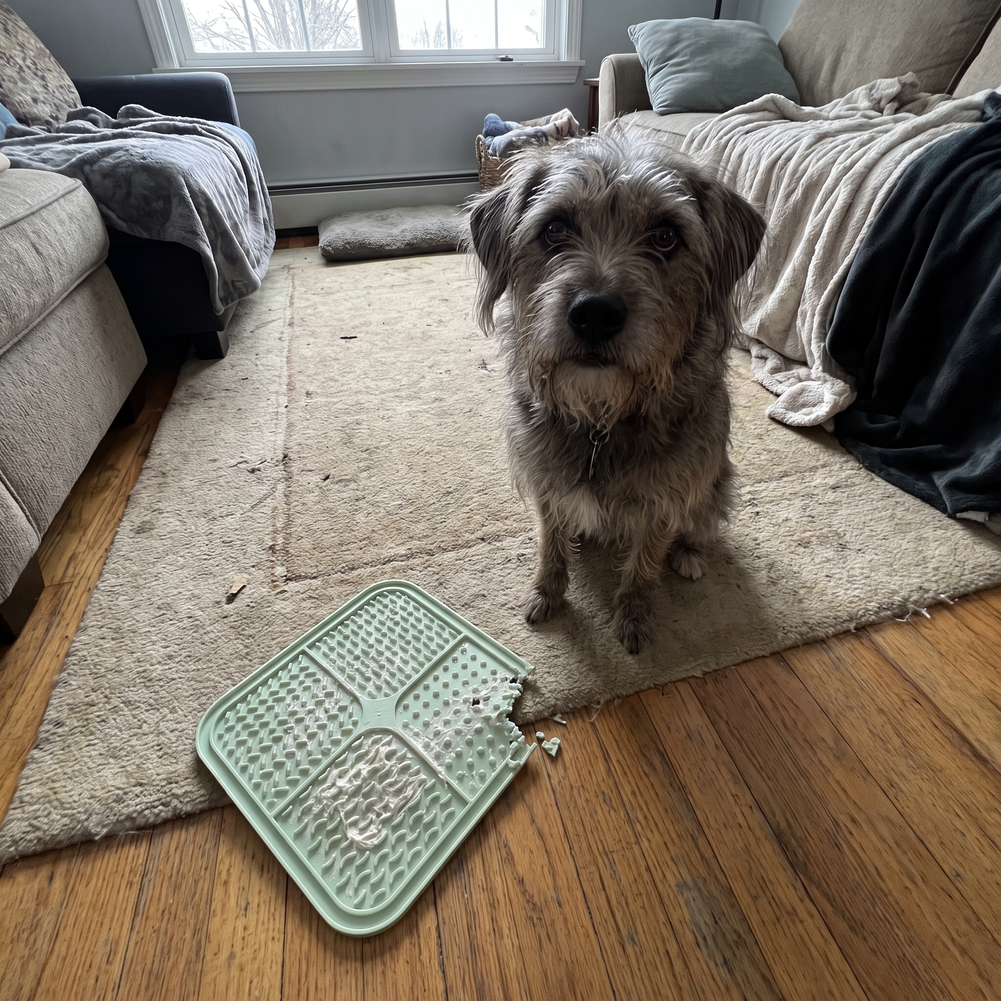 The lick mat